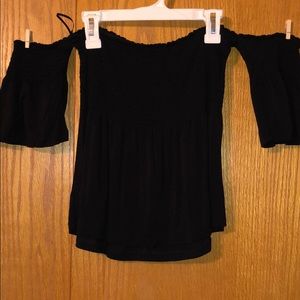 Off the shoulder T-shirt